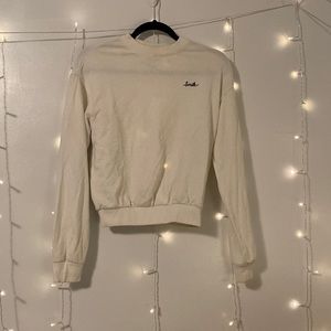 ✰ White Smile Sweatshirt ✰